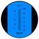 Refraktometer Brix 0-10% med